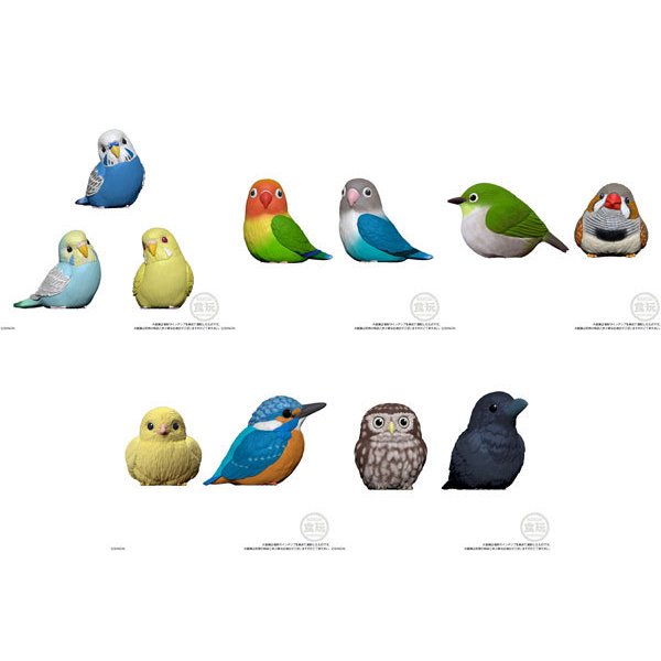 TE-NORI FRIENDS 4 W/O GUM (Set of 11) (2025 Aug resale ver.) 雀 鳥