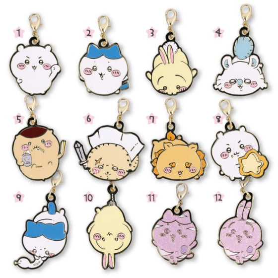 Chikawa Metal Charm Collection (set of 12) ちいかわ 小可愛 吉伊卡哇 鎖匙扣 吊飾 掛飾