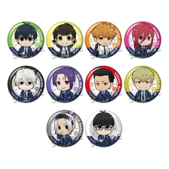 Blue Lock Trading Can Badge Deformation Suit Ver. Box (set of 10) 藍色監獄 襟章