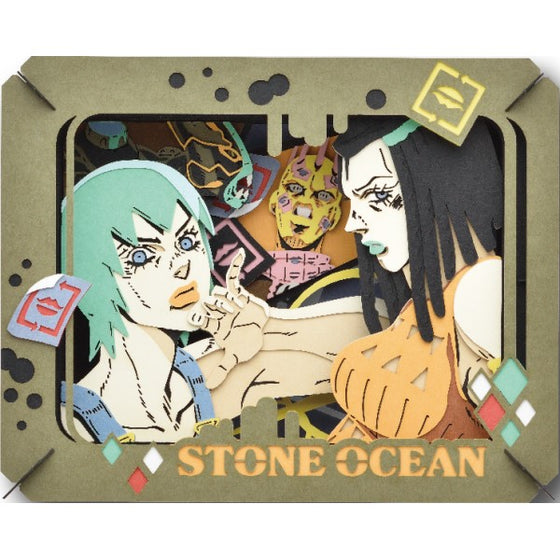 PT-297 PAPER THEATER "JoJo's Bizarre Adventure Stone Ocean" - 艾梅斯羅斯提羅 E Costello & Who F JoJo的奇妙冒險 石之海 Ermes Costello F‧F Foo Fighters 紙劇場