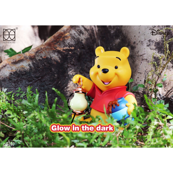 Herocross Disney HVS#026 12" Vinyl Winnie the Pooh with Lantern 小熊維尼