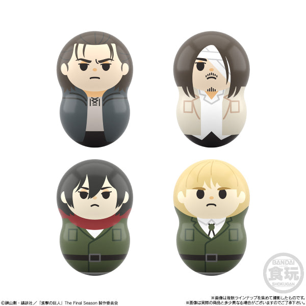 COO'NUTS ATTACK ON TITAN W/O GUM (box of 14 packs) 進撃的巨人 不倒翁