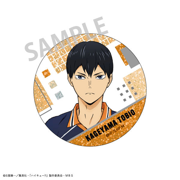 Haikyuu!! Trading Glitter Tin Badge B (set of 7) 排球少年 襟章