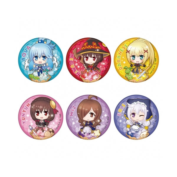 Blessing in this wonderful world! Beni Densetsu Trading Can Badge Box Set - 1121 (Set of 6)