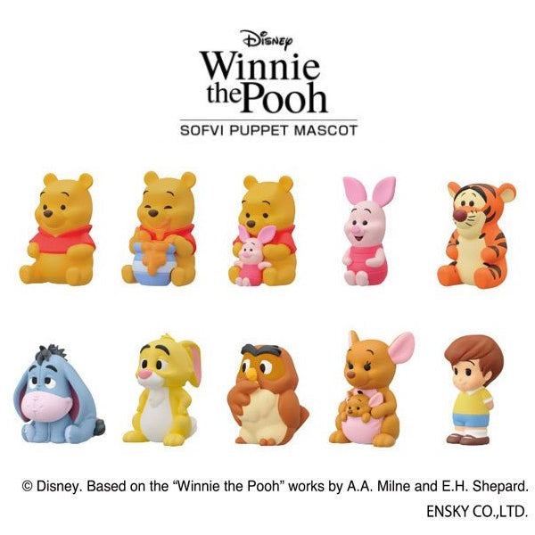 Winnie The Pooh Soft Vinyl Puppet Mascot (Set of 10) (Aug 2021 resale ver.)