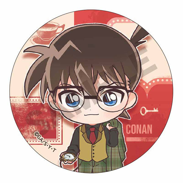 Detective Conan Trading Tin Badge Mini Chara British Style (set of 8) 名偵探柯南