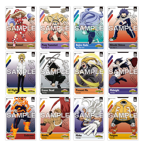 TV Anime "My Hero Academia" Clear Card Collection Gum 6 (box of 16 packs) 我的英雄學院