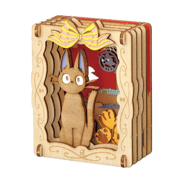 PAPER THEATER WOOD STYLE PT-W04 Ghibli KIKI'S DELIVERY SERVICE - Black cat Jiji