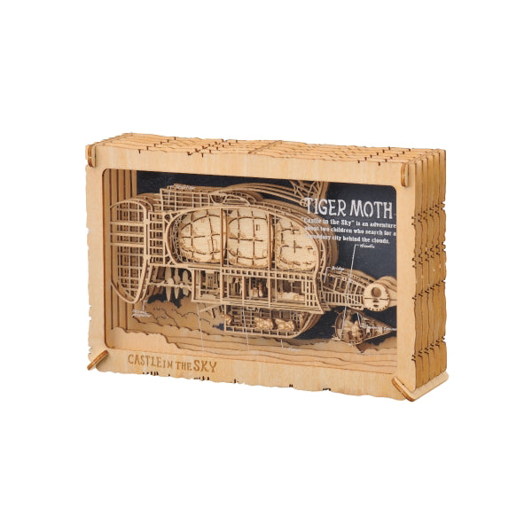 PAPER THEATER WOOD STYLE PT-WL01 Ghibli Castle in the sky - Tiger Moss