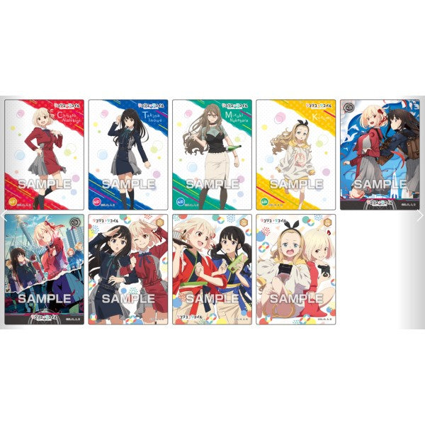 Lycoris Recoil Clear Card Collection (box of 16 packs) 莉可麗絲 錦木千束 井之上瀧奈