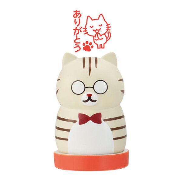CAT'S STAMP ~PRESIDENT'S OFFICE~ (set of 8) 貓咪印章 扭蛋