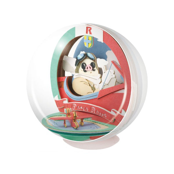 PTB-12 Paper Theater Ball - Crimson Pork (Flying Boat Ride Porco Rosso)