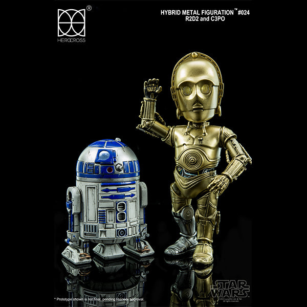 HMF#024 C-3PO and R2-D2_Mini Figure_Herocross - Up-Next