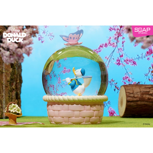 Disney Donald Duck Romantic Sakura Snow Globe 迪士尼 唐老鴨