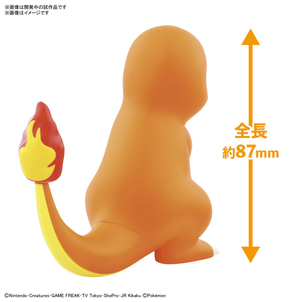 Pokemon PLAMO COLLECTION QUICK!! 11 Charmander pokepla 寵物小精靈 小火龍