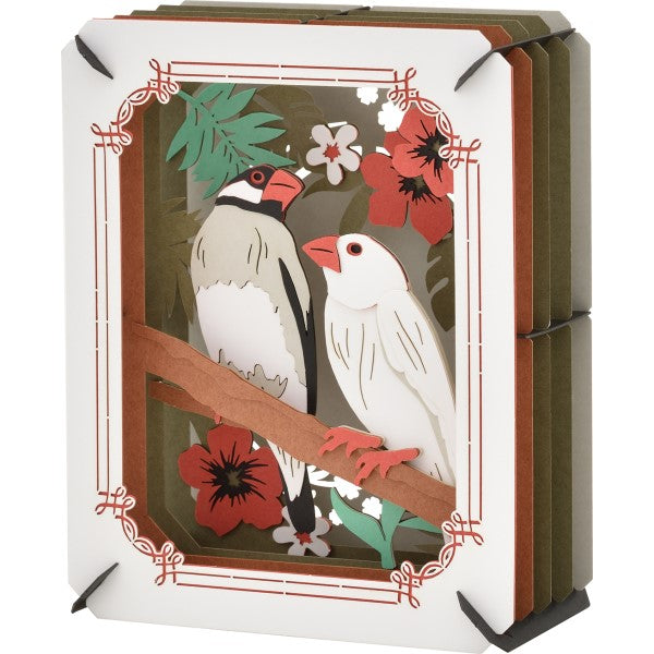 PT-295 PAPER THEATER - Buncho 紙劇場 文鳥 Java Sparrow