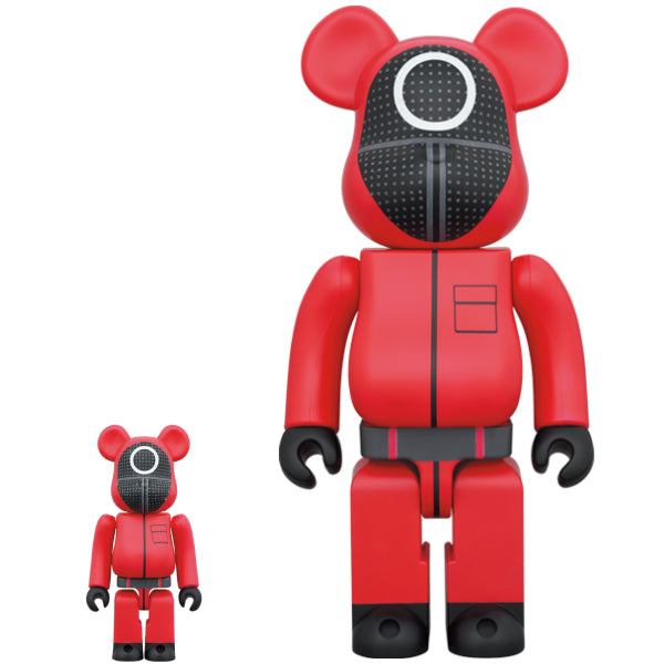 BE@RBRICK SQUID GAME (Squid Game) GUARD (100% & 400%) (○ / △ / □) 魷魚遊戲