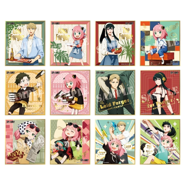 SPY x FAMILY 間諜家家酒 Visual Shikishi Collection (set of 12)