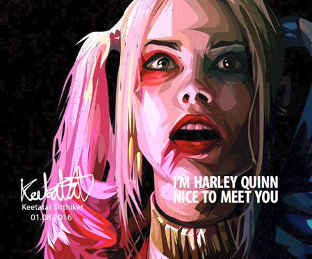 Drawing (Harley Quinn - Pink)_Art_Arteria - Up-Next