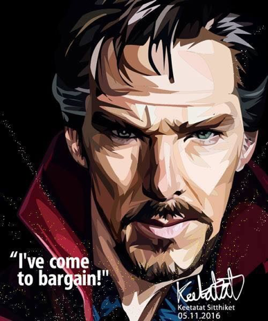 Doctor Strange Pop Art Wall Decoration Drawing Home Decor | Up-Next HK Collectibles