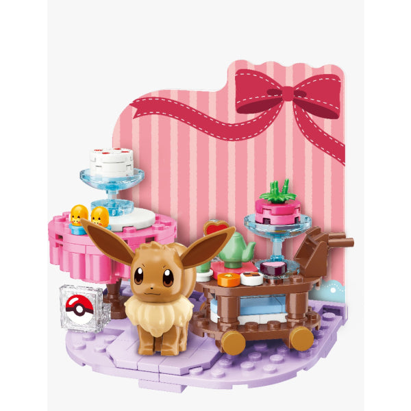 Qman - Pokemon Ribbon series (Pikachu / Pichu / Eevee) 寵物小精靈 寶可夢 比卡超 比超 伊貝 積木