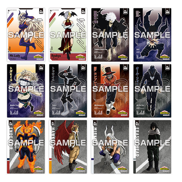 TV Anime "My Hero Academia" Clear Card Collection Gum 6 (box of 16 packs) 我的英雄學院