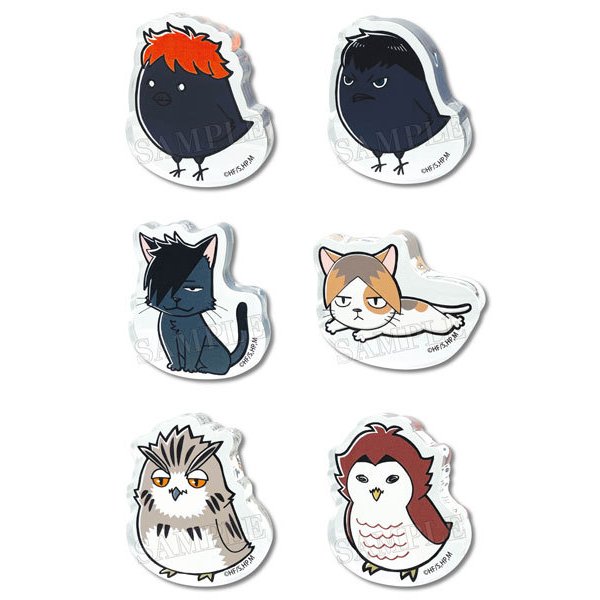 Haikyu !! TO THE TOP Yurayura Acrylic Mascot (Set of 6)