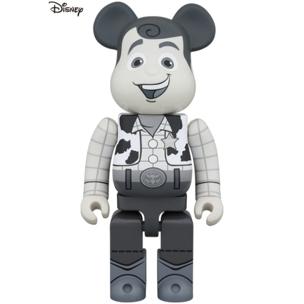 BE@RBRICK WOODY B&W Ver. 1000％