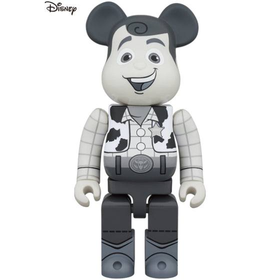 BE@RBRICK WOODY B&W Ver. 1000％
