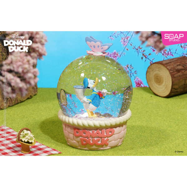 Disney Donald Duck Romantic Sakura Snow Globe 迪士尼 唐老鴨