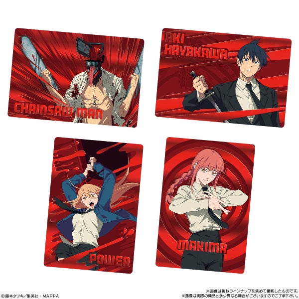 CHAINSAW MAN CARD WARFERS (box of 20 packs) 鏈鋸人 電鋸人 淀治 電次 帕瓦 早川秋 瑪奇瑪 真紀真 波奇塔 威化 wafer