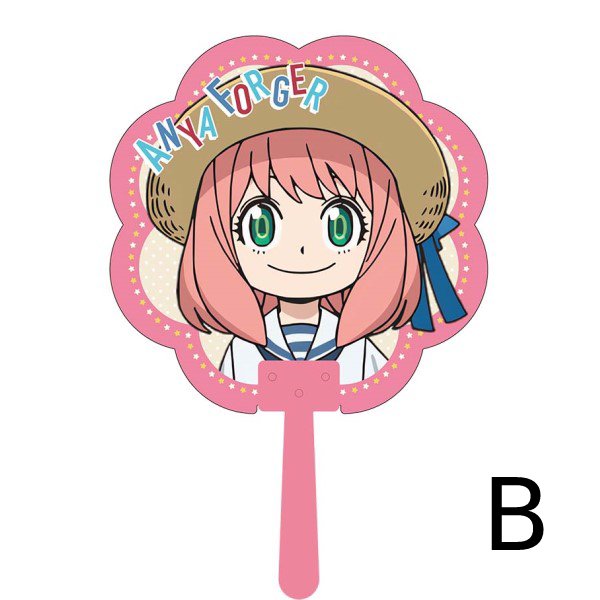 SPY×FAMILY die-cut fan (3 variants) 扇 間諜家家酒 間諜過家家 安妮亞 Anya アーニャ