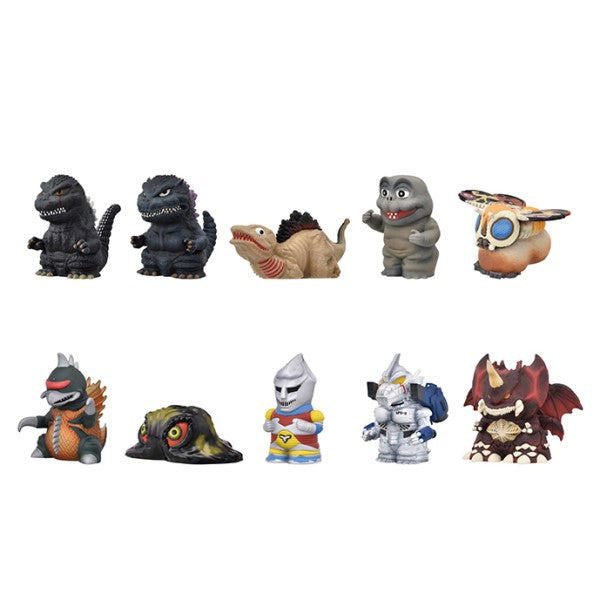 Godzilla soft vinyl puppet mascot 2 (set of 10) 哥斯拉 怪獸