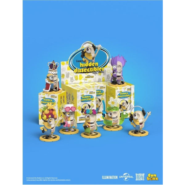 Freeny's Hidden Dissectibles Minions Series 01 - Vacay Edition (box of 6) 迷你兵團 半解剖