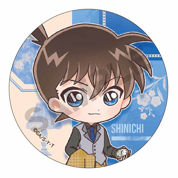 Detective Conan Trading Tin Badge Mini Chara British Style (set of 8) 名偵探柯南