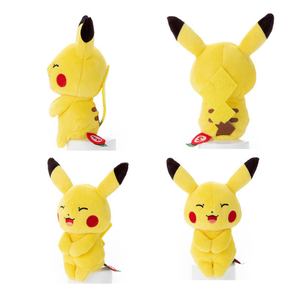 Pikachu Chokkorisan Smile Pokemon Sitting mini Plush Doll Pocket Monster