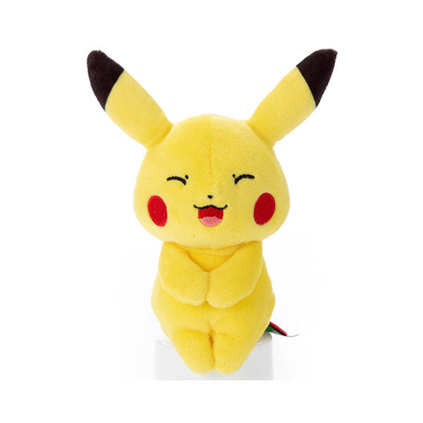 Pikachu Chokkorisan Smile Pokemon Sitting mini Plush Doll Pocket Monster