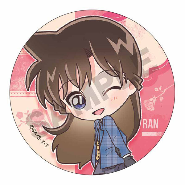Detective Conan Trading Tin Badge Mini Chara British Style (set of 8) 名偵探柯南