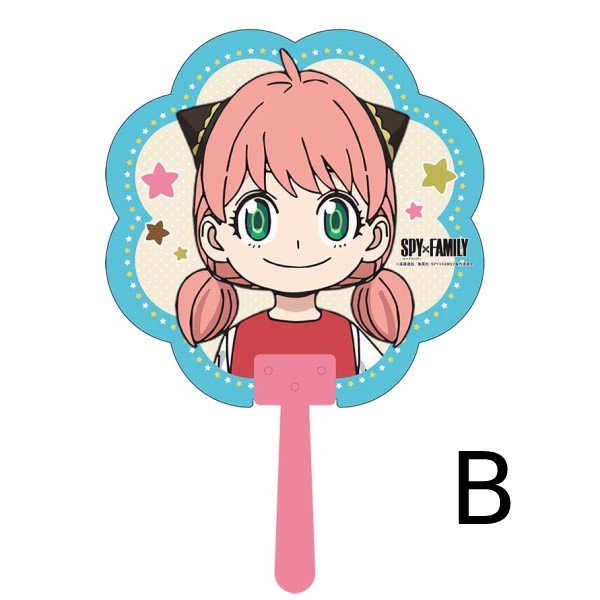 SPY×FAMILY die-cut fan (3 variants) 扇 間諜家家酒 間諜過家家 安妮亞 Anya アーニャ
