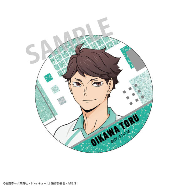 Haikyuu!! Trading Glitter Tin Badge A (set of 7) 排球少年 襟章