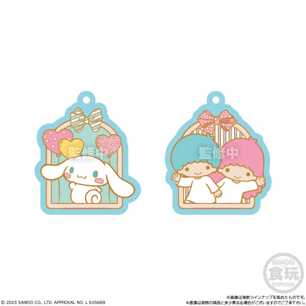 SANRIO CHARACTERS RUBBER MASCOT GUMMI 3 (box of 12 packs) 三麗鷗 膠牌 鎖匙扣 掛飾 吊飾