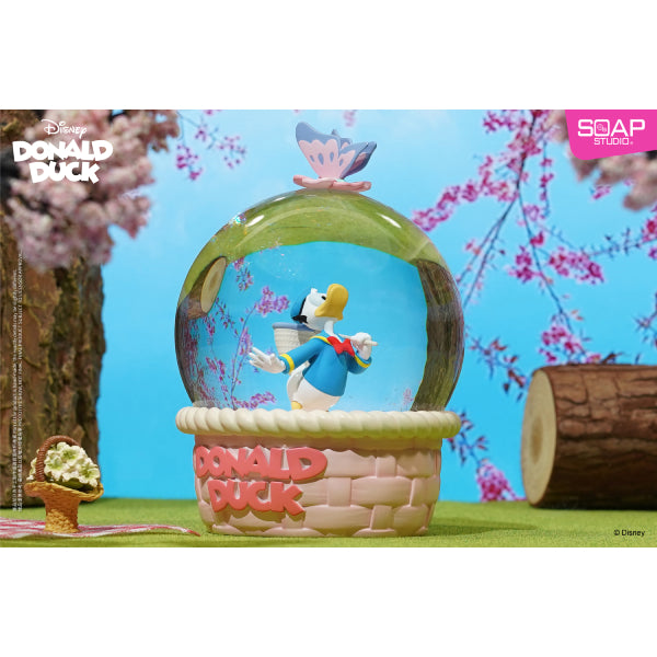 Disney Donald Duck Romantic Sakura Snow Globe 迪士尼 唐老鴨