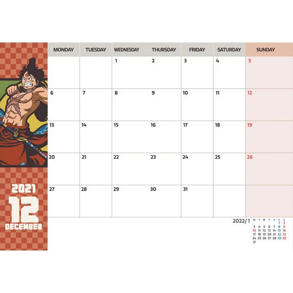 2022 Schedule Book - One Piece EDF-16