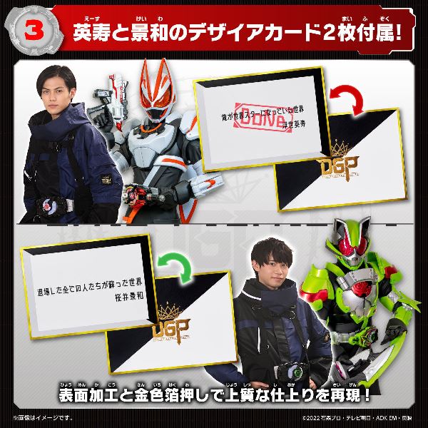 KAMEN RIDER SOUND CORE ID SET 01 幪面超人 GEATS