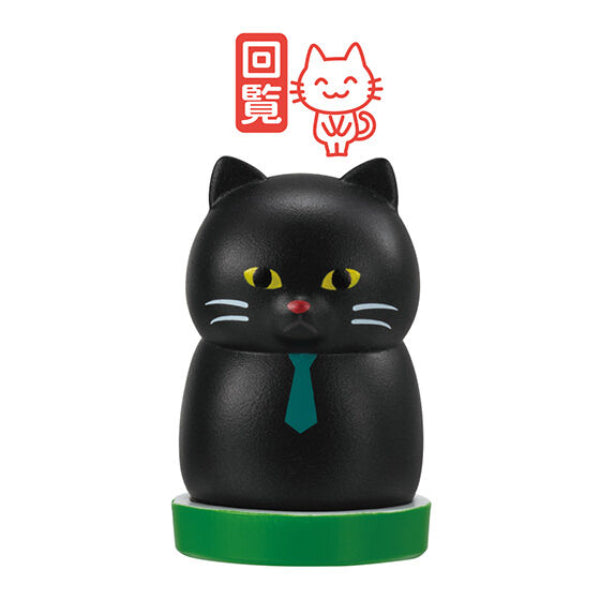 CAT'S STAMP ~PRESIDENT'S OFFICE~ (set of 8) 貓咪印章 扭蛋