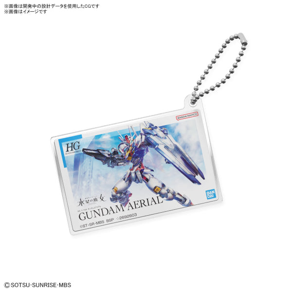 GUNPLA PACKAGE ART ACRYLIC BALL CHAIN MOBILE SUIT GUNDAM THE WITCH FROM MERCURY (set of 4) 機動戰士 高達 水星的魔女 鎖匙扣 吊飾 掛飾
