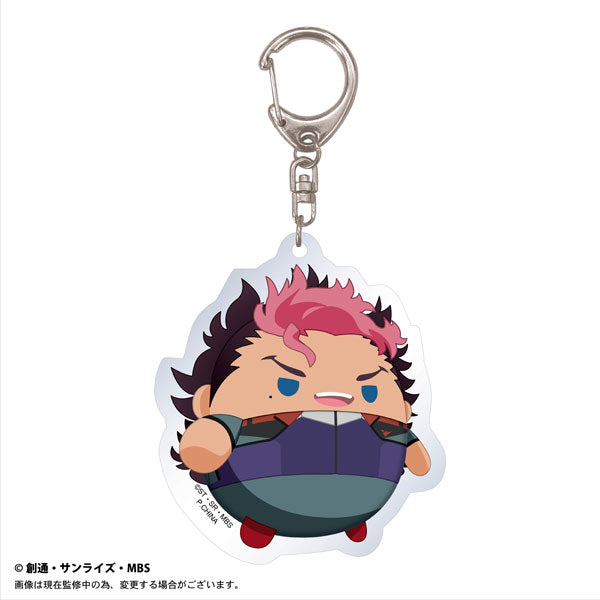 Mobile Suit Gundam: The Witch from Mercury Fuwakororin Acrylic Key Ring (Set of 8) 機動戰士 高達 水星的魔女 鎖匙扣 掛飾 吊飾