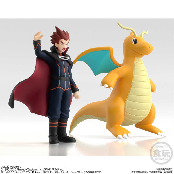 POKÉMON SCALE WORLD KANTO REGION LANCE & DRAGONITE W/O GUM (2023 July Resale ver.) 寵物小精靈 寶可夢 啟暴龍 快龍 關都地區