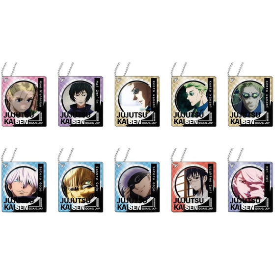 Decofla Acrylic Key Ring - Jujutsu Kaisen Box Set C (Set of 10)