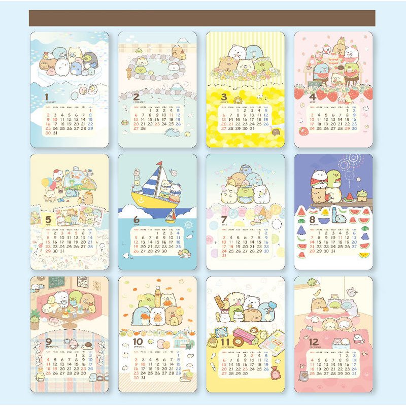 2022 kasane Calendar - Sumikko Gurashi CL-79